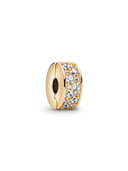 Clear Pavé Clip Charm