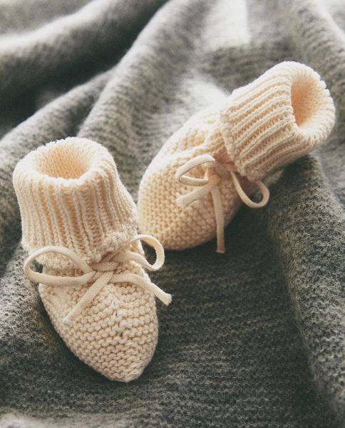 SCARPE NEONATO IN MAGLIA
