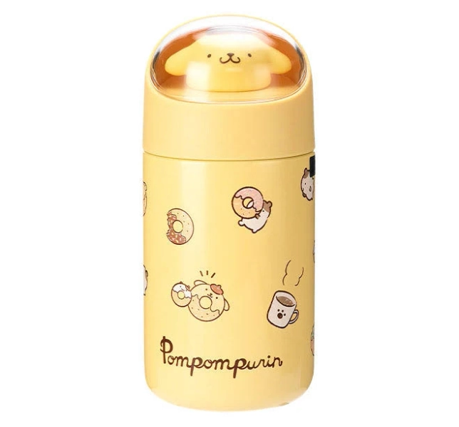 MINISO Sanrio Water Cup Tumbler Thermal Mug Mini-Portable Cup 304 Stainless Steel Pompompurin / 280ML / 9.5 Oz