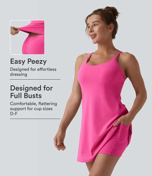 Softlyzero™ Plush Backless Active Dress-Easy Peezy Edition DD-F