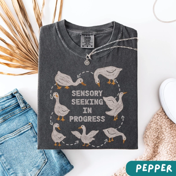 ABA Behavior Therapy Comfort Colors Tshirt, Silly Goose Behavior Therapy Shirt for Behavior Analyst, BCBA, RBT, Sped Teacher Graduation Gift
