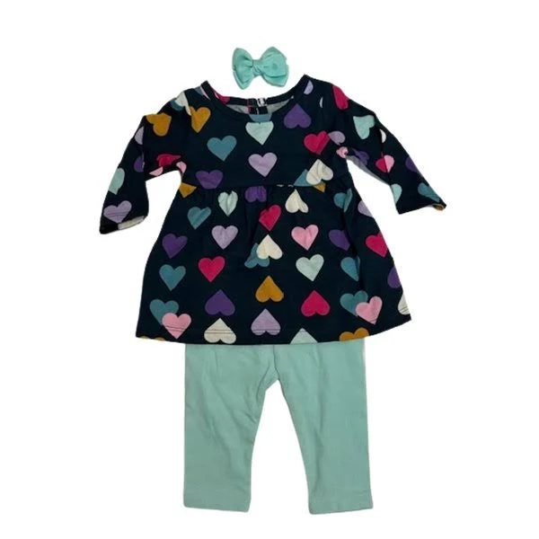 Reborn Baby Doll Outfit with Hearts