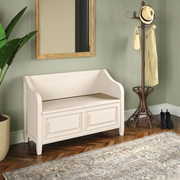 Simpli Home Connaught Entryway Storage Bench