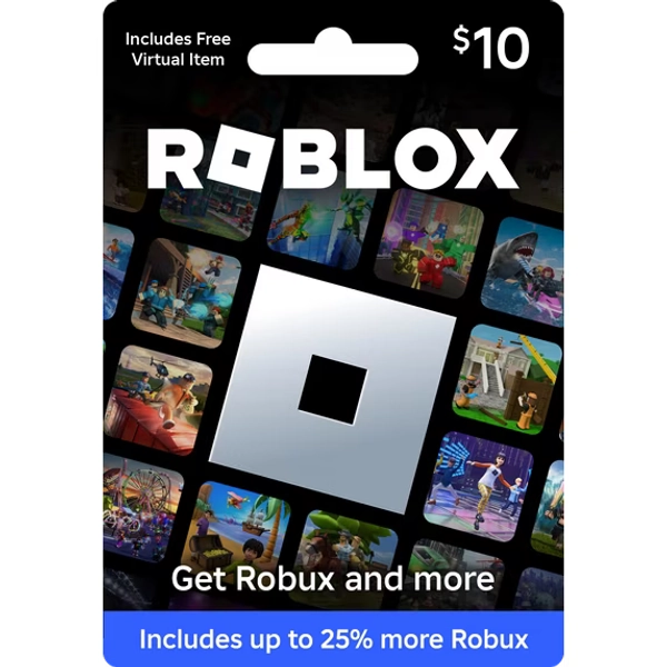 Roblox $10 Gift Card [Physical] + Exclusive Virtual Item
