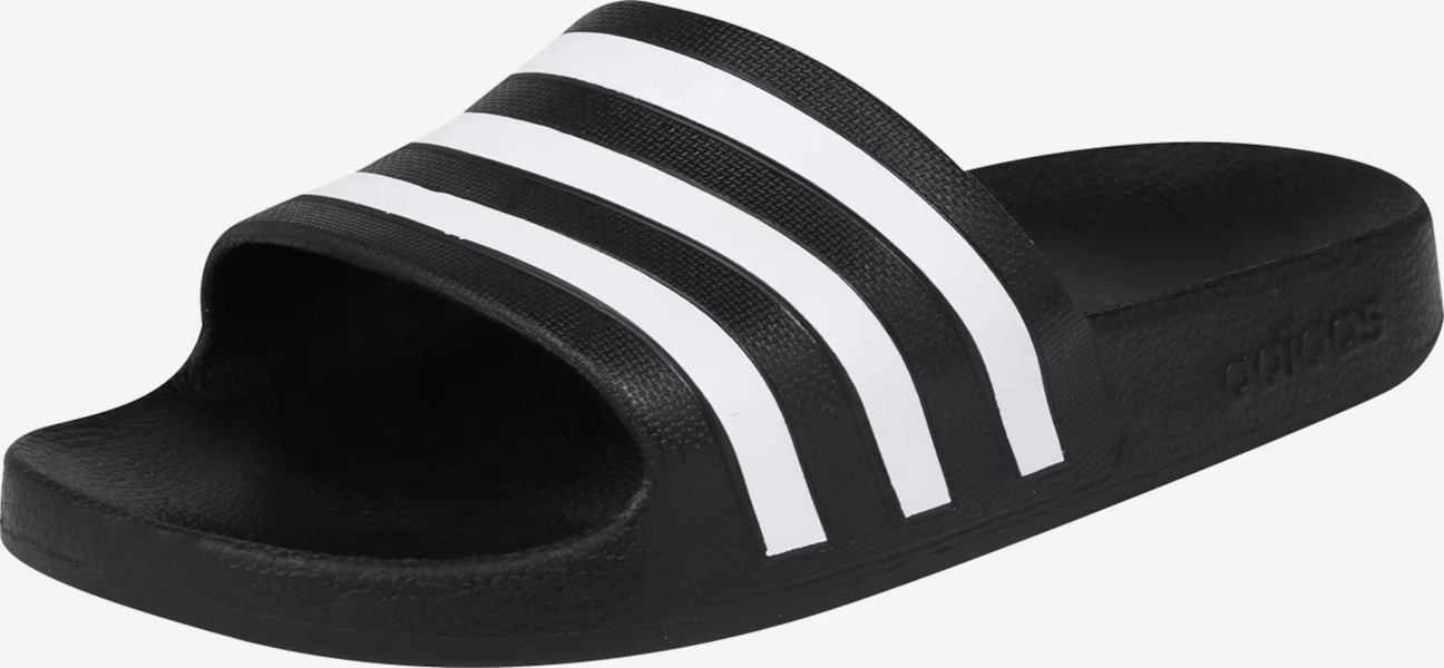 ADIDAS PERFORMANCE Beach & Pool Shoes 'Adilette Aqua' (Black, 36)