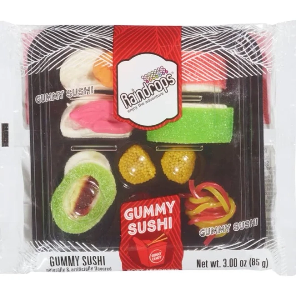 Raindrops Gummy Candy Sushi
