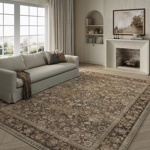 Alcott Hill® Kitty Machine Washable Oriental Area Rug with Non-Slip Backing & Reviews | Wayfair