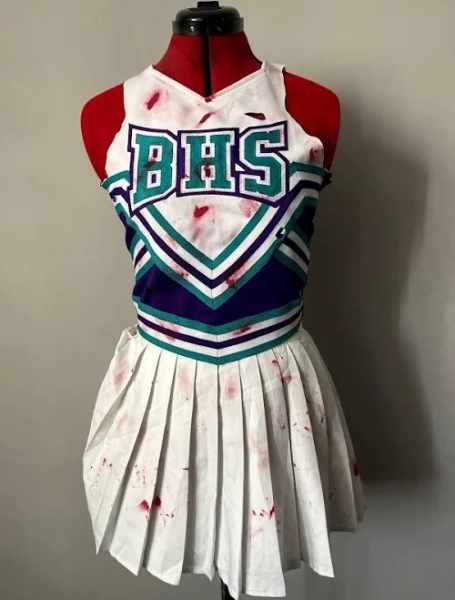 Cheerleader Uniform Halloween Zombie Costume