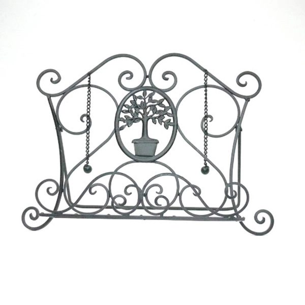 Potted Tree Metal Recipe Book Holder
