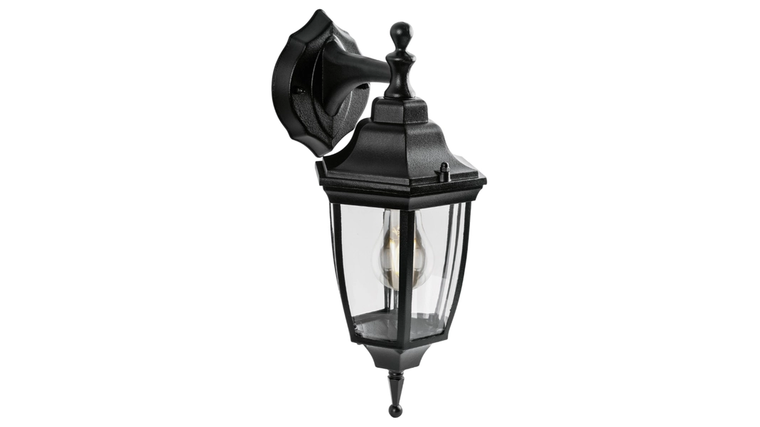 Lexi Lighting Lunor Down Outdoor Wall Light - Black