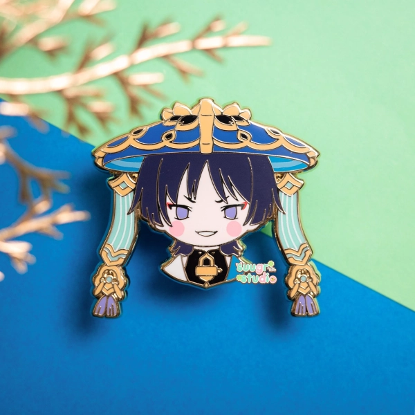Genshin Impact Wanderer / Scaramouche / Kunikuzushi Hard Enamel Pin