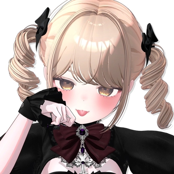 【12アバター対応】 Gothic Doll Hair