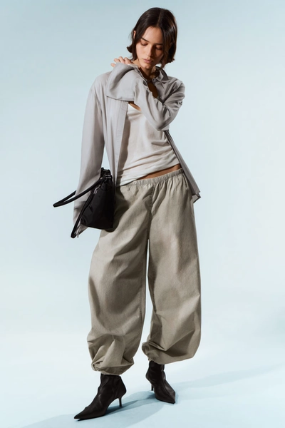 Low Rise Pull-on Ripstop Trousers