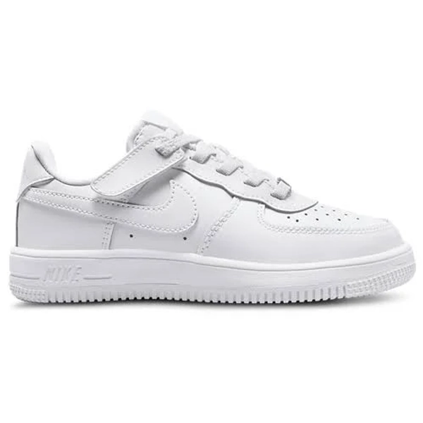 Nike Kid's Force 1 Low EasyOn -White