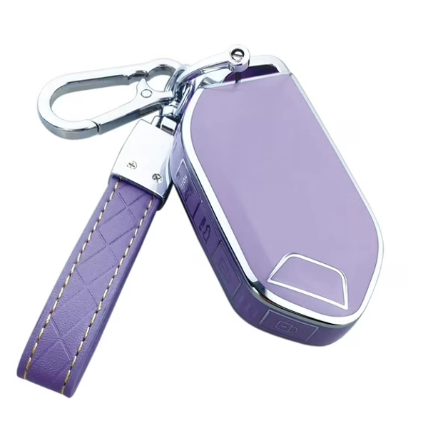 Yuebutor Key Fob Cover Case Compatible with Kia Telluride 2023 2024 2025 EV5 Accessories Shell Protector
