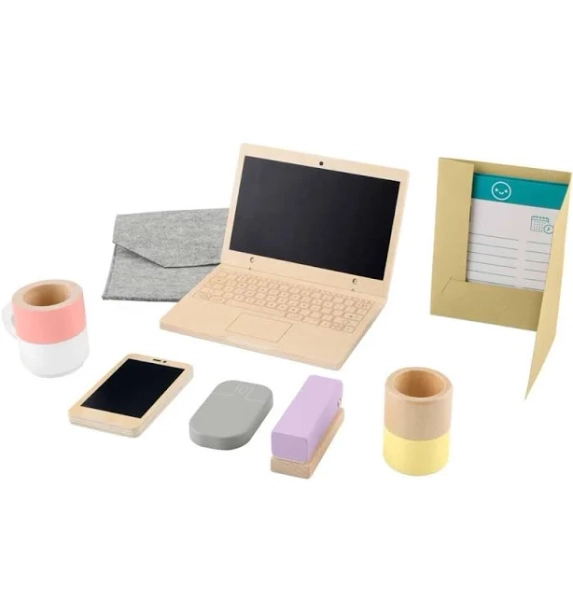 Fisher-Price Wooden Work From Home Set