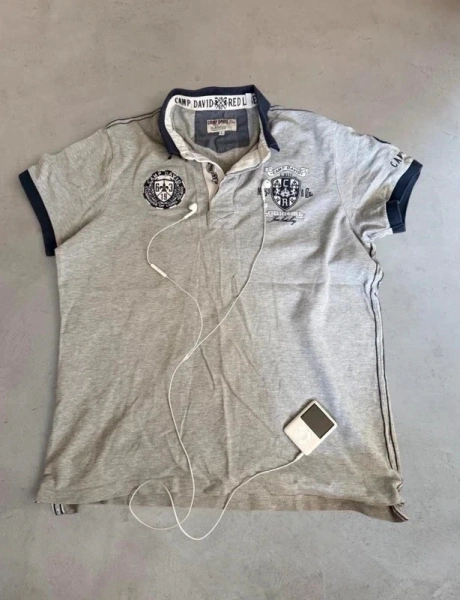 vintage polo shirt golf club camp david