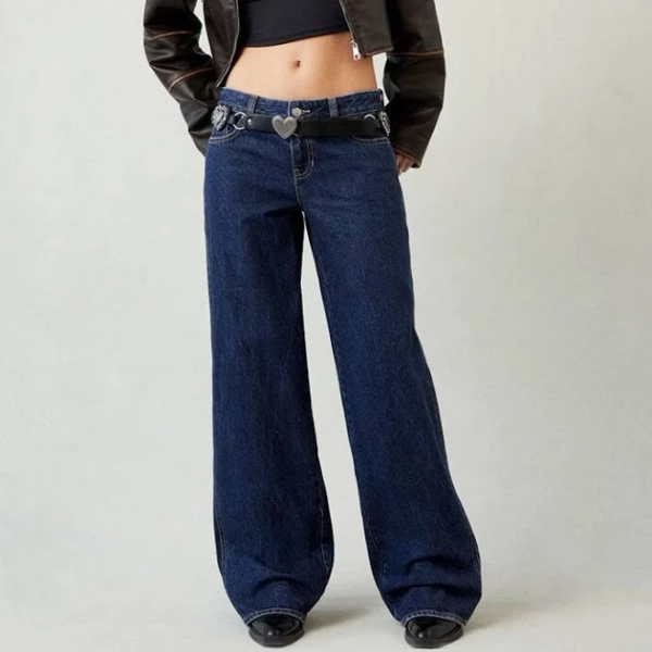 Casey Women's Low Rise Baggy Jeans