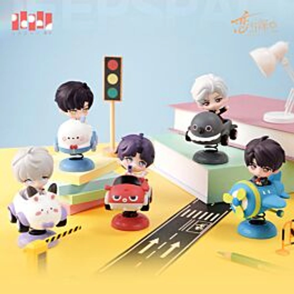 Love and Deepspace Papergames Time To Travel Series Car Ornament Mini Figurine