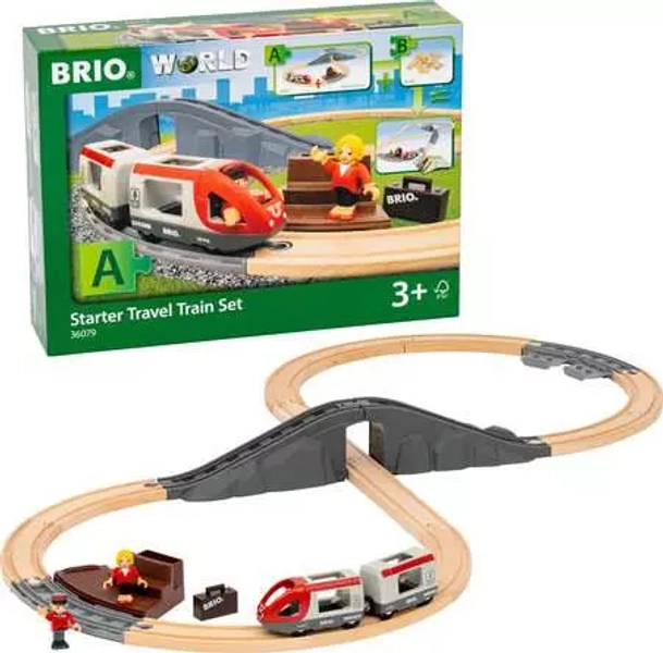 BRIO World Railway Set Starter Travel Train Set