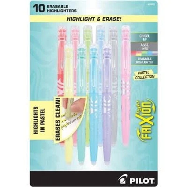 Pilot FriXion Light Pastel Erasable Highlighters