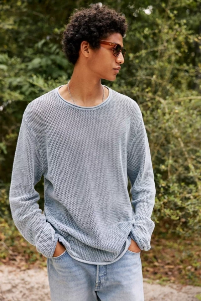 UO Mason Mesh Crew Neck Sweater