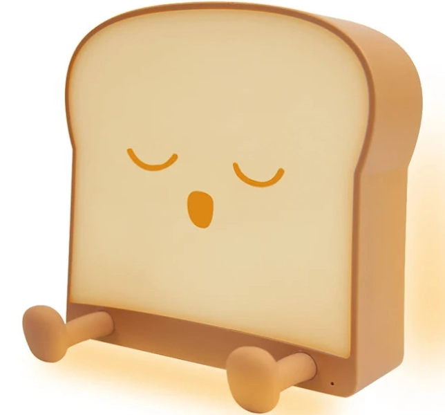 QANYI Cool Toast Bread Night Lamp