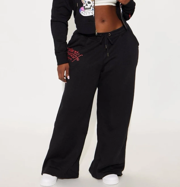 Fashion Nova Women's Love Kills Ed Hardy Pant