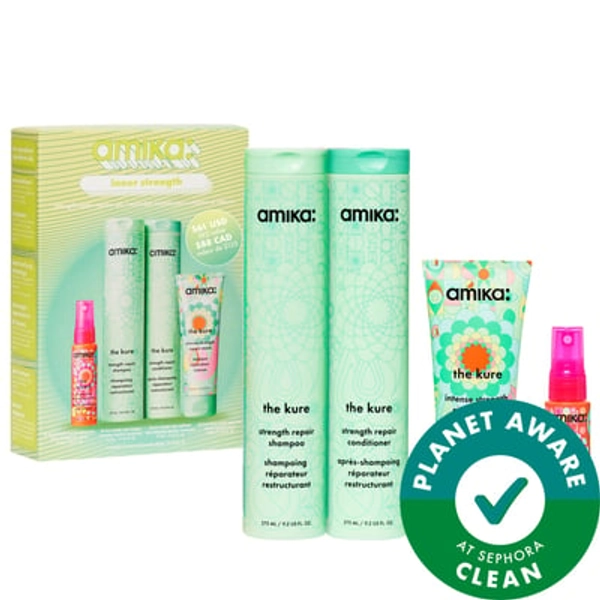 amika Inner Strength Repair Routine Hair Gift Set