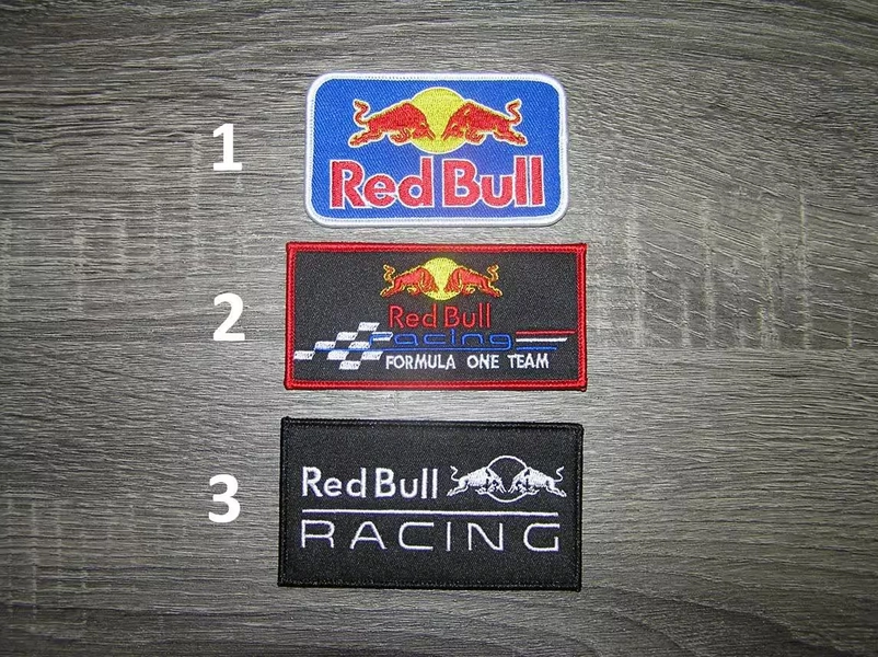 Redbull Motorsports Racing Energy Drink Iron On Patch