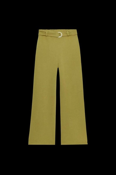 RUSTIC BELTED PANTS