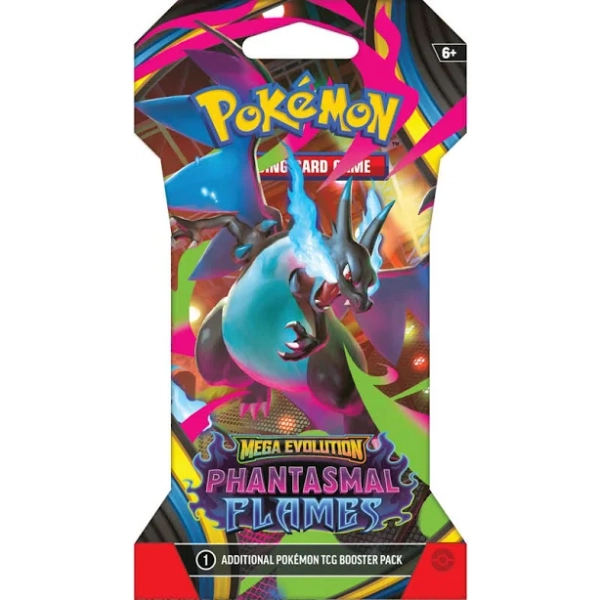 Phantasmal Flames Sleeved Pokemon Booster Pack