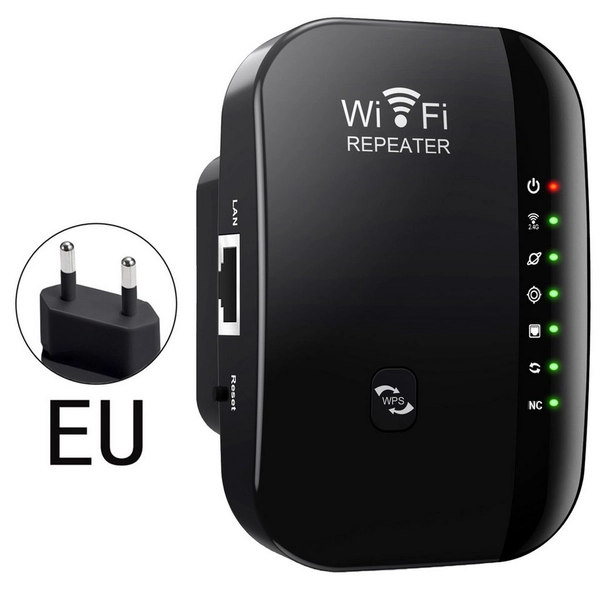 Senmudi WiFi Extender Booster, WLAN Repeater Verstärker Bis Zu 5000sq. WLAN-Router, mit 300 Mbps,2,4GHz WiFi Mit Ethernet Port Zu Allen Geräten