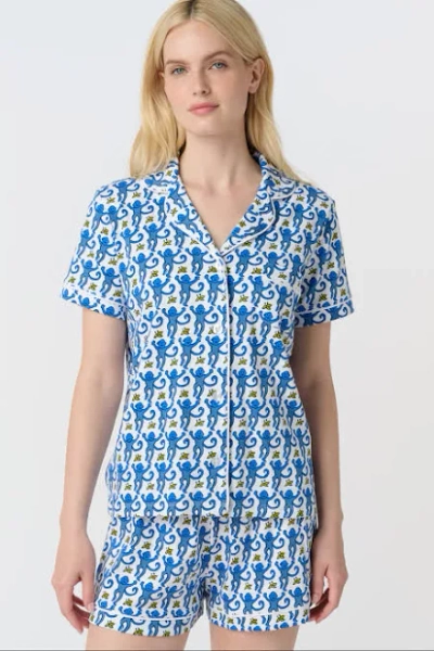 Monkey Rabbit Women's Monkey Polo Pajama Set