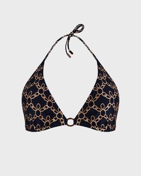 Haut de maillot de bain triangle femme Turtles Chain Bleu