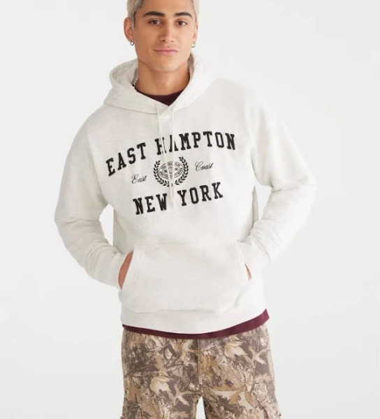 Aeropostale Men's Cloud Soft East Hampton New York Cotton Hoodie