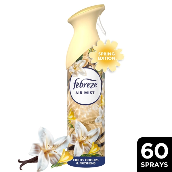 Febreze Bathroom Air Freshener 185ml - Sun-Kissed Vanilla