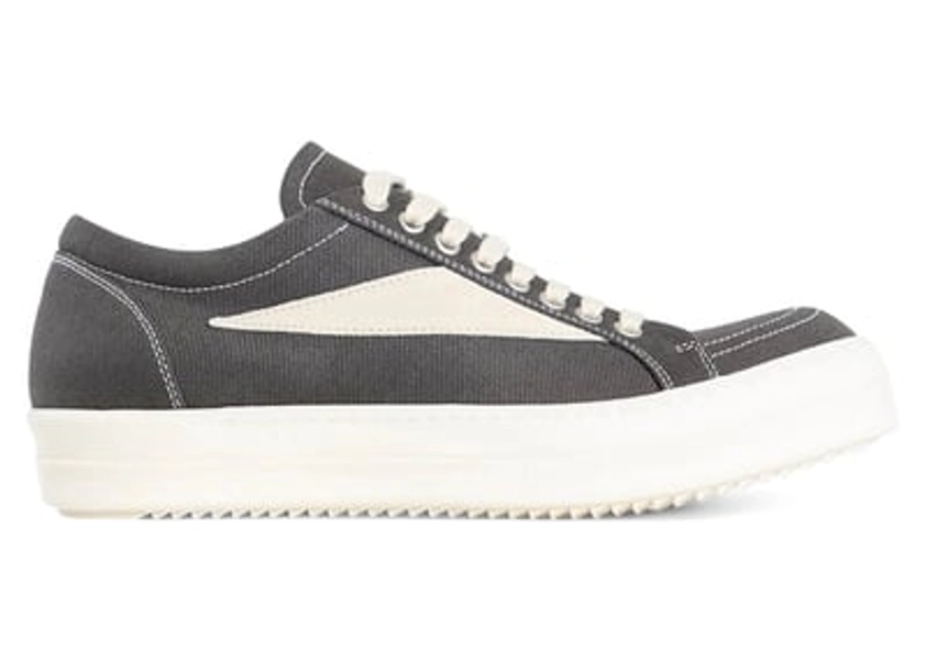 Men's Rick Owens Hollywood DRKSHDW Vintage Low Sneakers in Dark Dusk/Milk