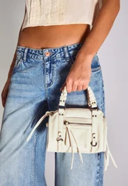MINI - BOWLING BAG - Handbag - white