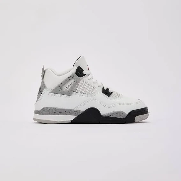kids Jordan Air Jordan 4 Retro OG 'White Cement' Pre-School