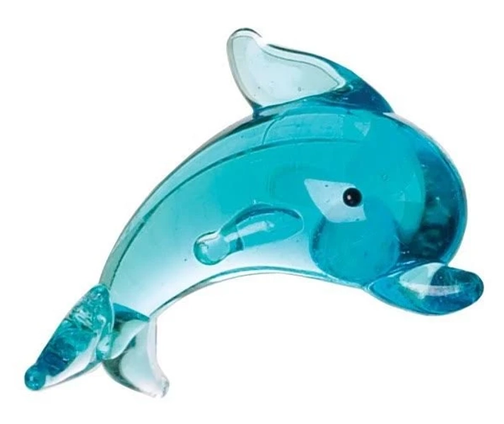 Miniature Glass Animals Dolphin Figurine