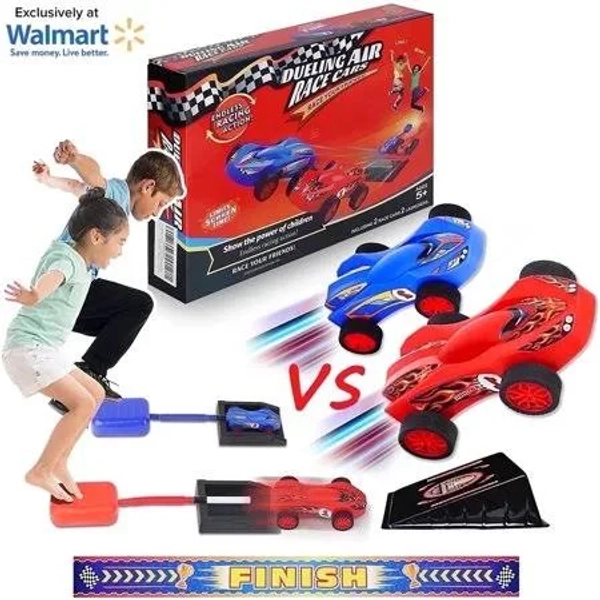 Stomp Dueling Racers Air Powered Outdoor Toy