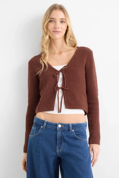 Gebreid vest - ribstof