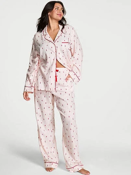Victoria's Secret Women's Cotton Flannel Pajama Set