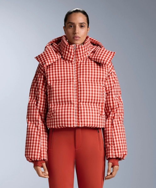 Veste courte légère 80% duvet et 20% MINARDI PIUME SKI résistante à l'eau