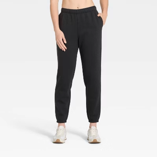 Women's Active Comfort Jogger Sweatpants - All In Motion™ Black M