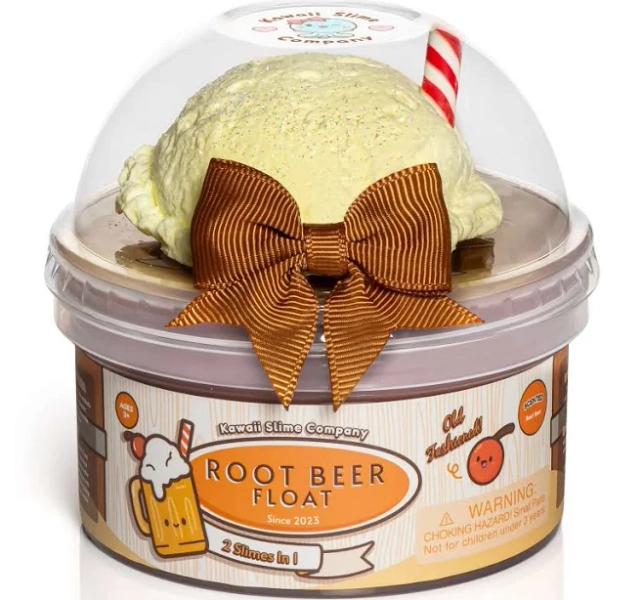 Kawaii Slime Company Root Beer Float Slime