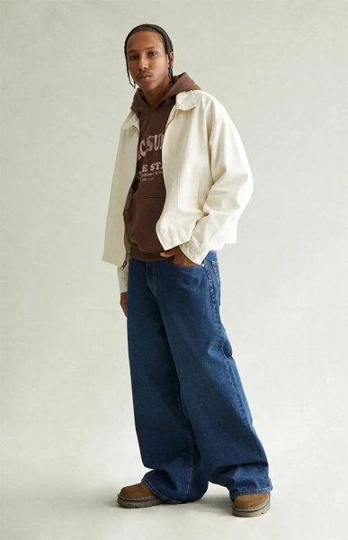 Ryder Ultra Baggy Jeans Dark Blue