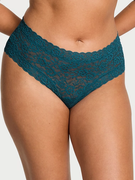 Lace Strappy-Back Cheeky Panty