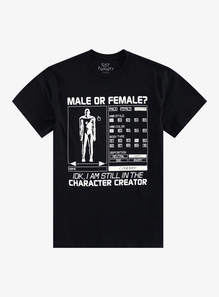 Character Creator T-Shirt By Got Funny?